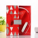 Wholesale High Quality Stereo Headphone with Mic TV09 (Red)